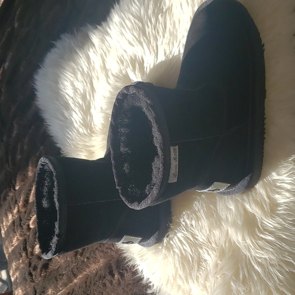 Aussie Merino Black Suede Boot 11Y NWT - Picture 9 of 9